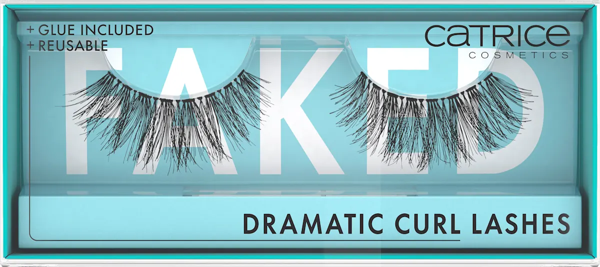 DRAMATIC CURL veštačke trepavice i lepak za..., 1 kom