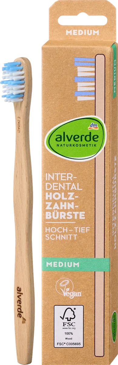Drvena četkica za zube, 1 kom