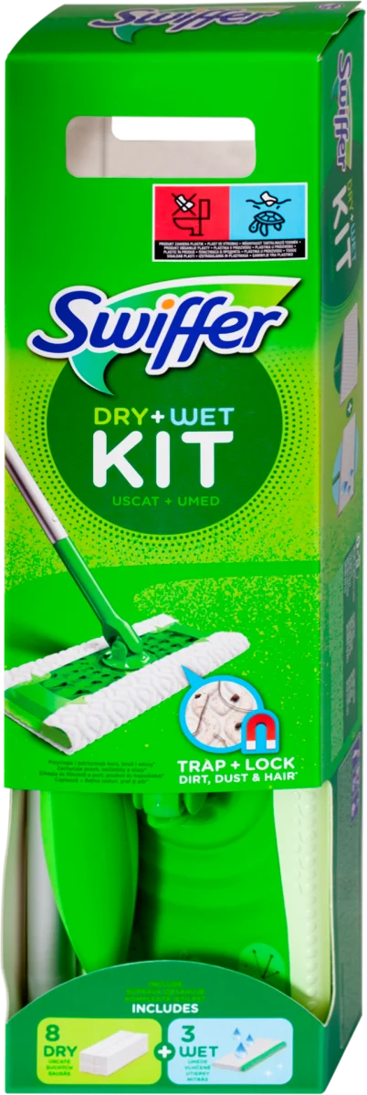 DRY+WET KIT set za brisanje podova, 1 kom