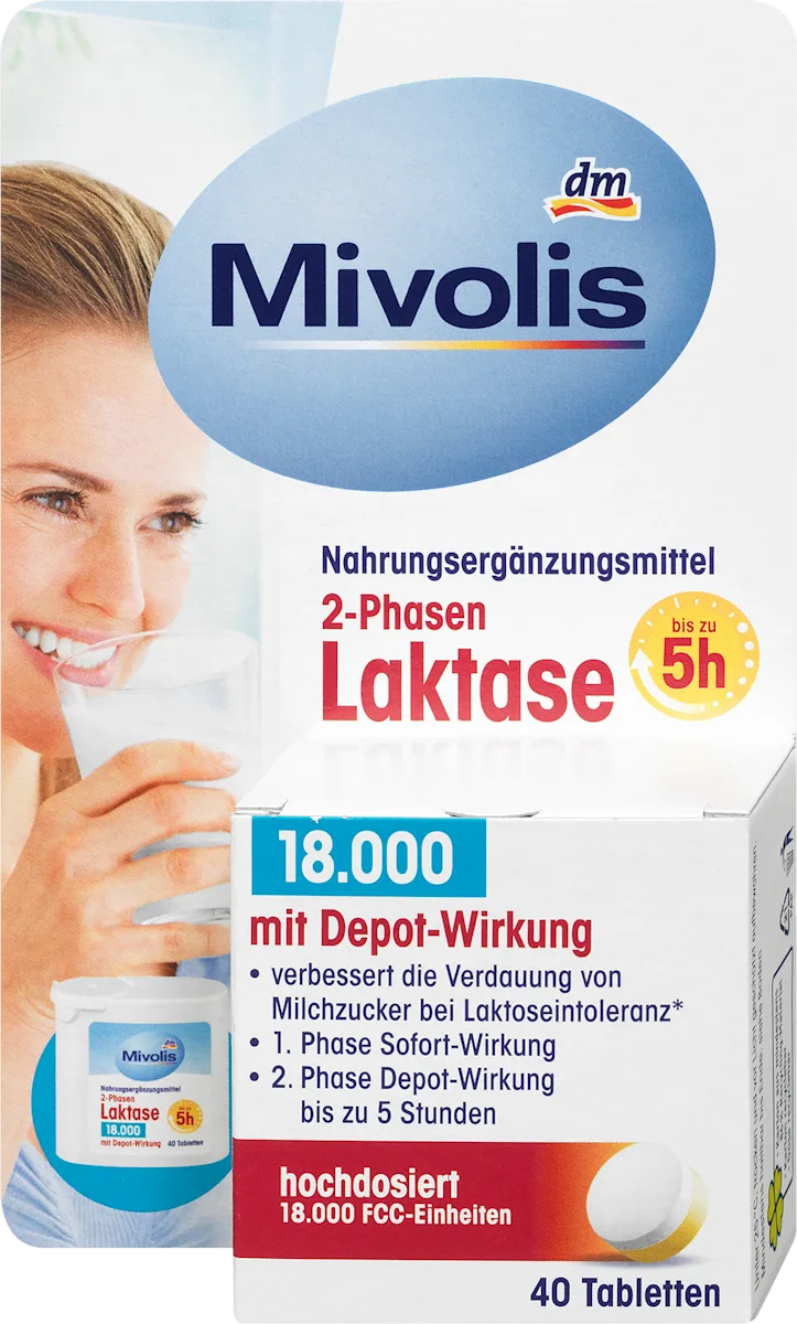 Dvofazna laktaza 18000, depo tablete, 20 g