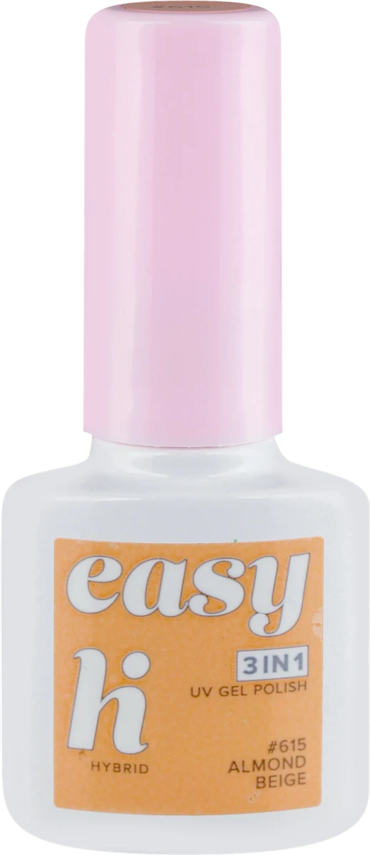 easy 3u1 UV gel lak - 615  Almond Beige, 5 ml