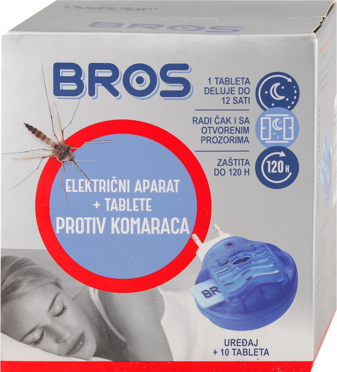 Električni aparat + tablete protiv komaraca, 1 kom