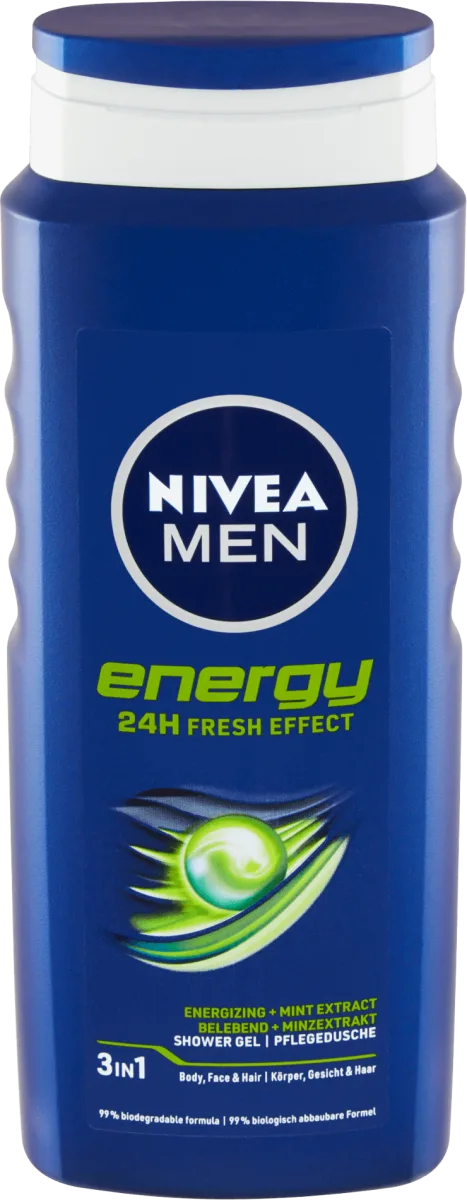 energy 24h FRESH EFFECT - gel za tuširanje, 500 ml