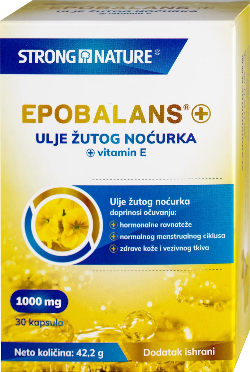 EPOBALANS® ULJE ŽUTOG NOĆURKA + vitamin E, 30 kom