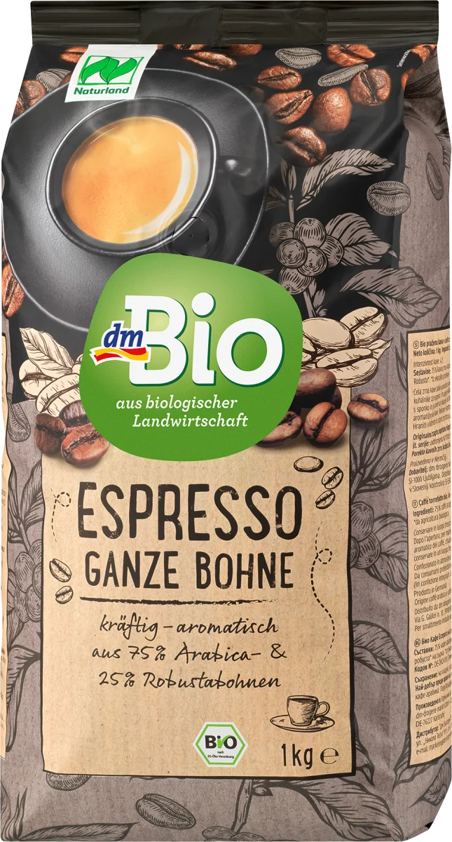 Espresso mešavina pržene kafe u zrnu, 1.000 g