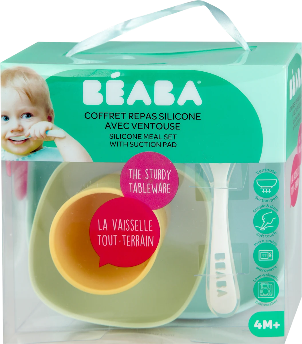 Četvorodelni silikonski set za jelo za decu, od..., 1 kom