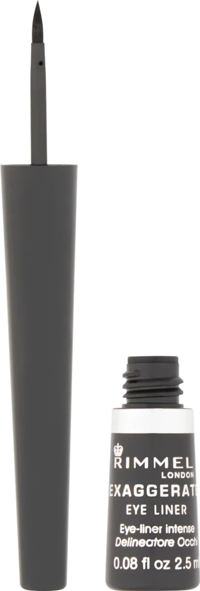 EXAGGERATE tečni ajlajner - 001 Black, 2,5 ml