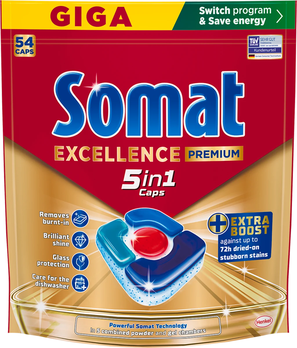 EXCELLENCE PREMIUM 5in1 tablete za sudove, 54 kom