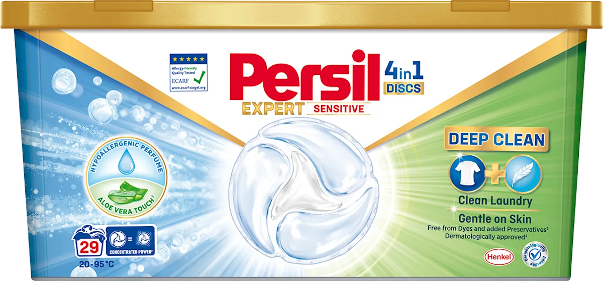EXPERT SENSITIVE kapsule za veš, 29 kom