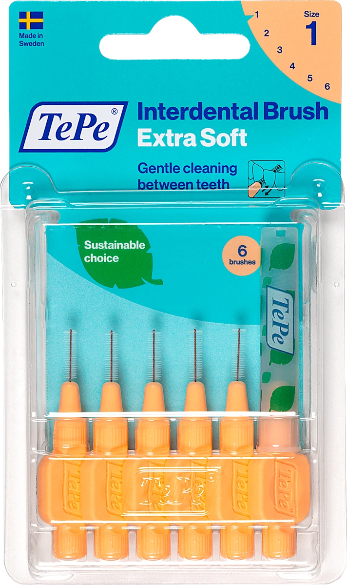 Extra soft, interdentalna četkica, 0,45mm, ISO 1, 6 g