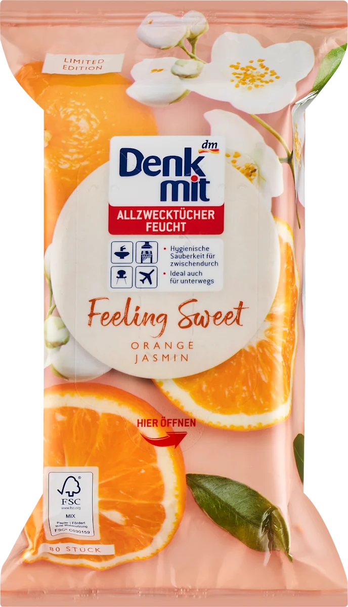 Feeling Sweet univerzalne vlažne maramice za..., 80 kom