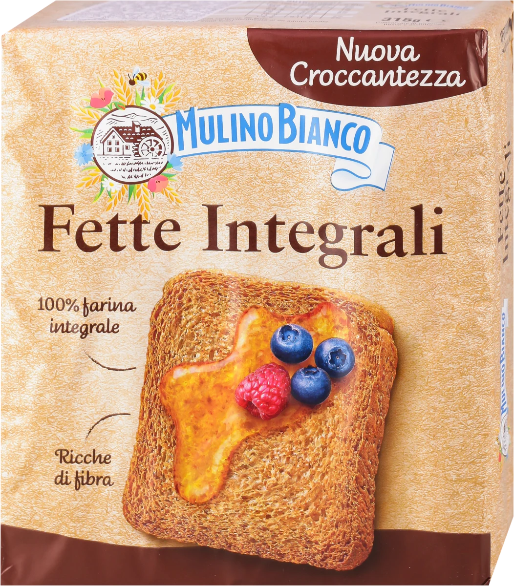 Fette Biscottate Integrali - hrskavi hleb, 315 g