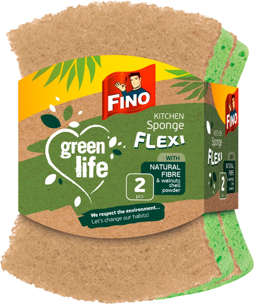 Flexi green life - sunđer, 2 kom