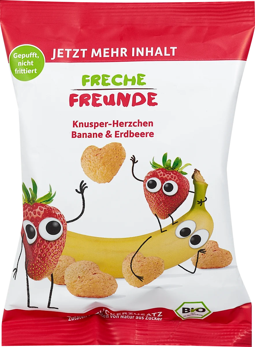 Flips od kukuruza sa jagodom i bananom, od..., 30 g