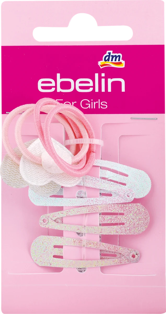 For Girls dečije šnalice i gumice, 8 kom