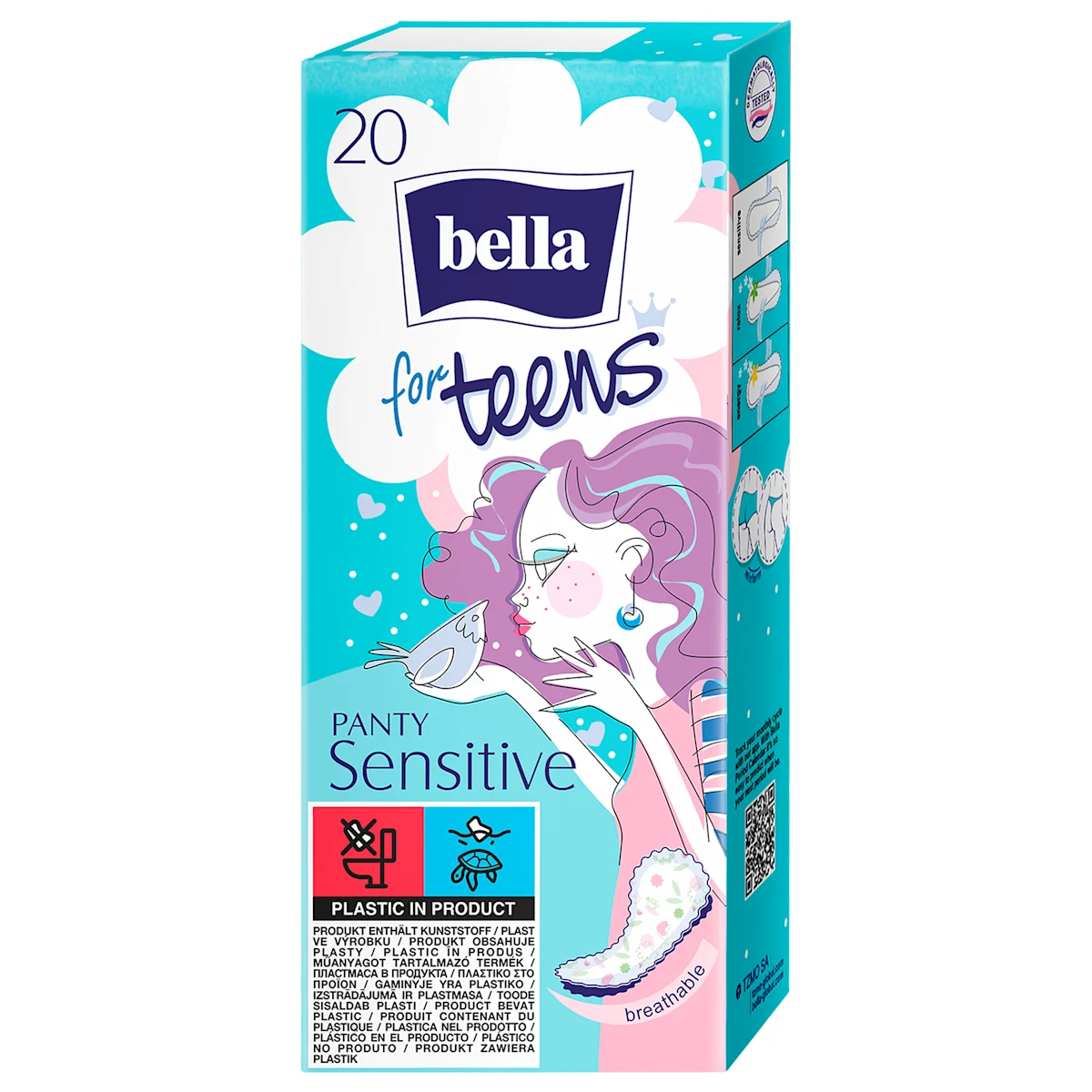 for teens PANTY Sensitive ulošci - dnevni ulošci, 20 kom