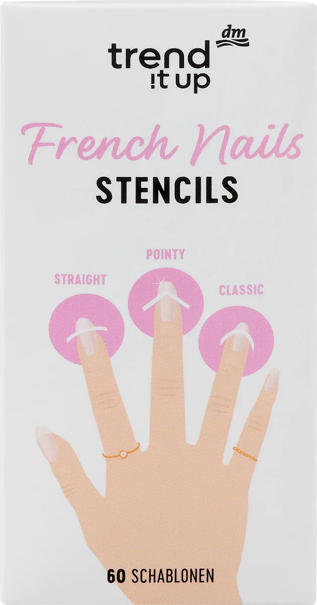 French Nails šabloni za nokte, 60 kom