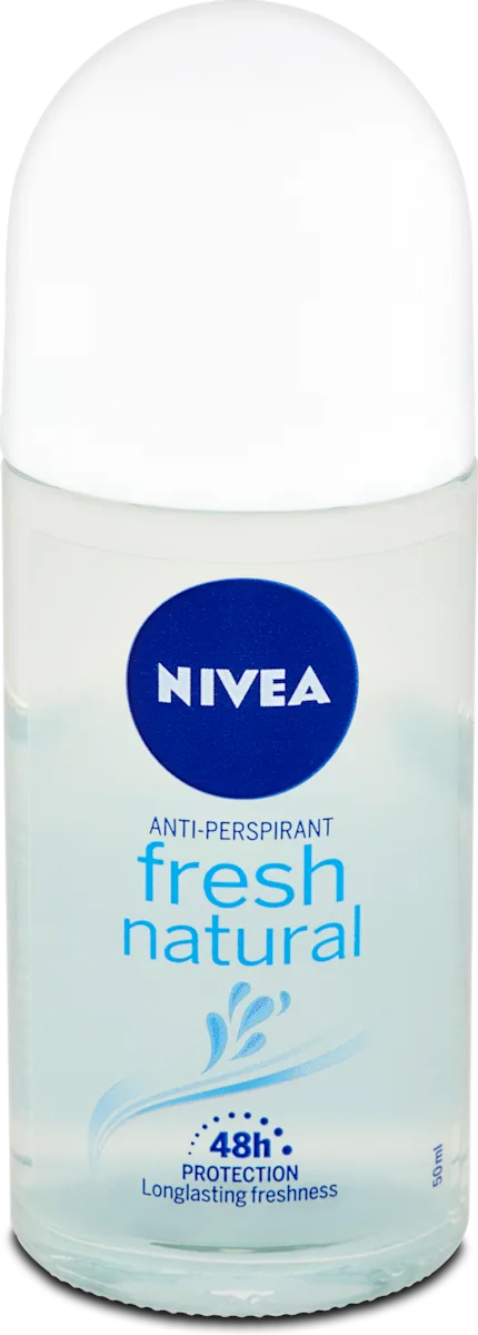 fresh natural deo roll-on, 50 ml
