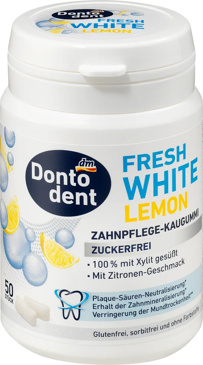 FRESH WHITE LEMON žvakaće gume, 50 kom