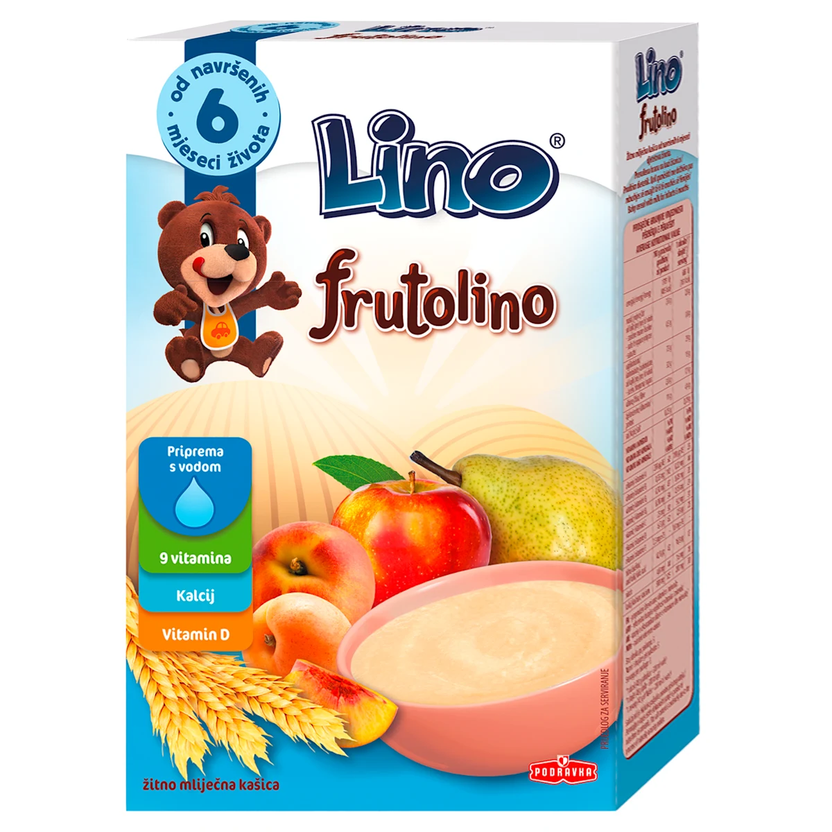 frutolino - instant pahuljice od žita, voća i..., 200 g