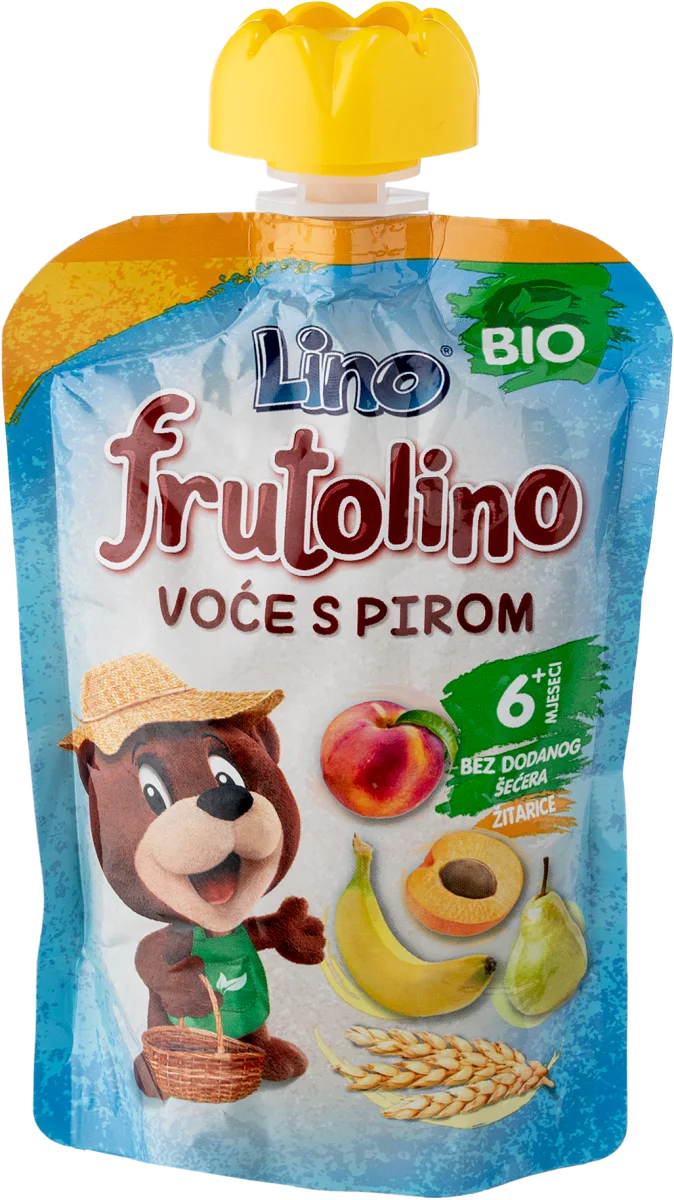 frutolino organska kašica - breskva, banana i..., 100 g