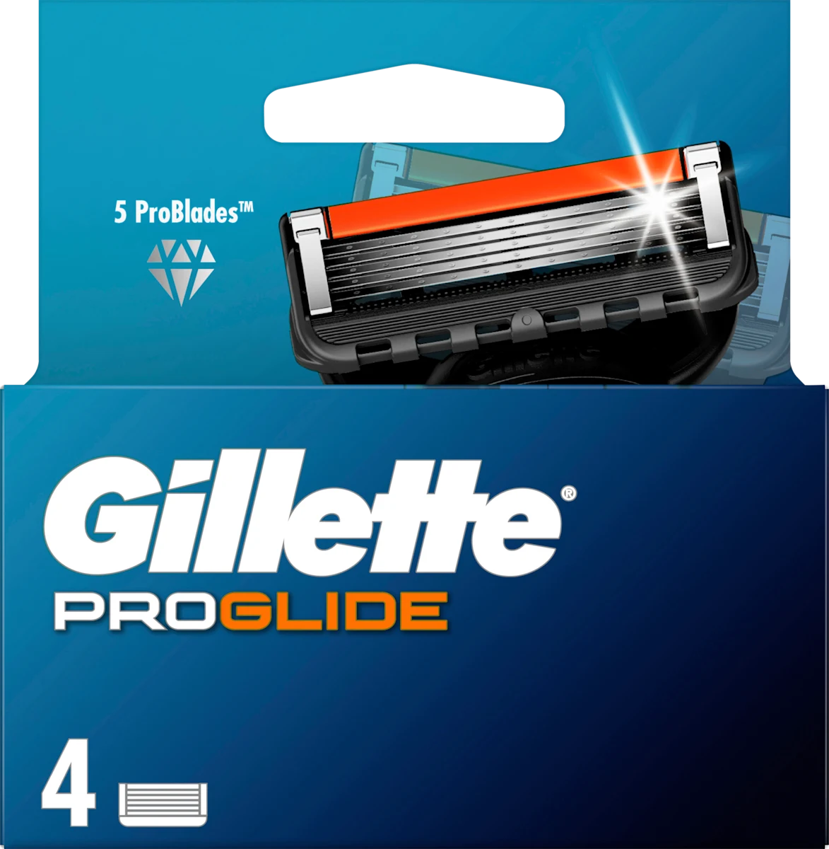 FUSION5 PROGLIDE - dopune za brijač, 4 kom