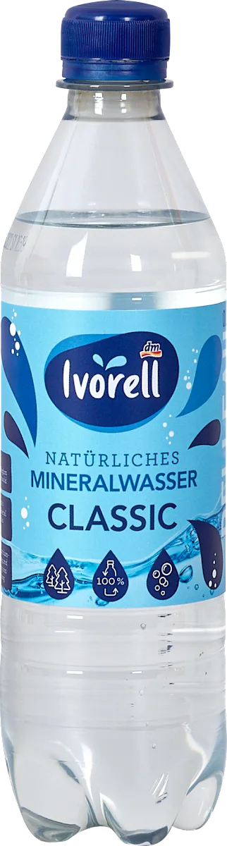 Gazirana prirodna mineralna voda, Classic, 0,5 l