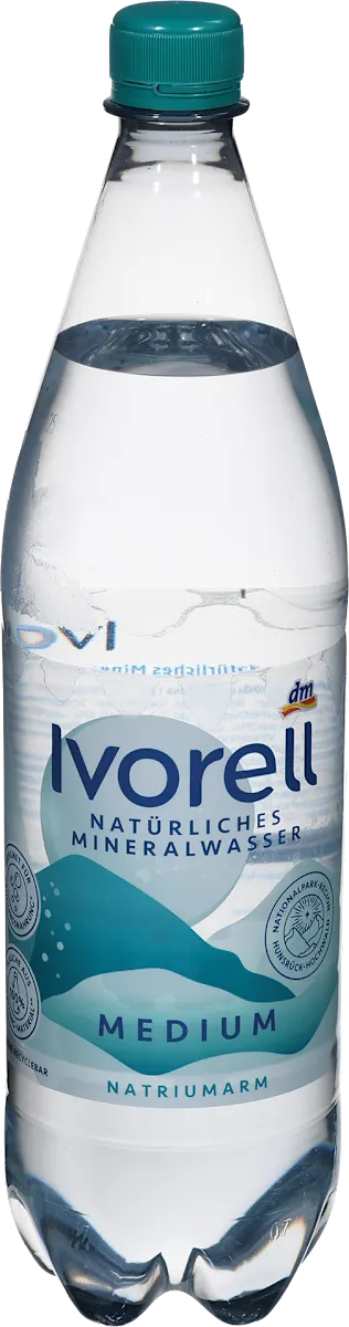 Gazirana prirodna mineralna voda, MEDIUM, 1 l
