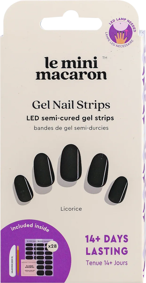 Gel folija za nokte - Licorice, 1 kom