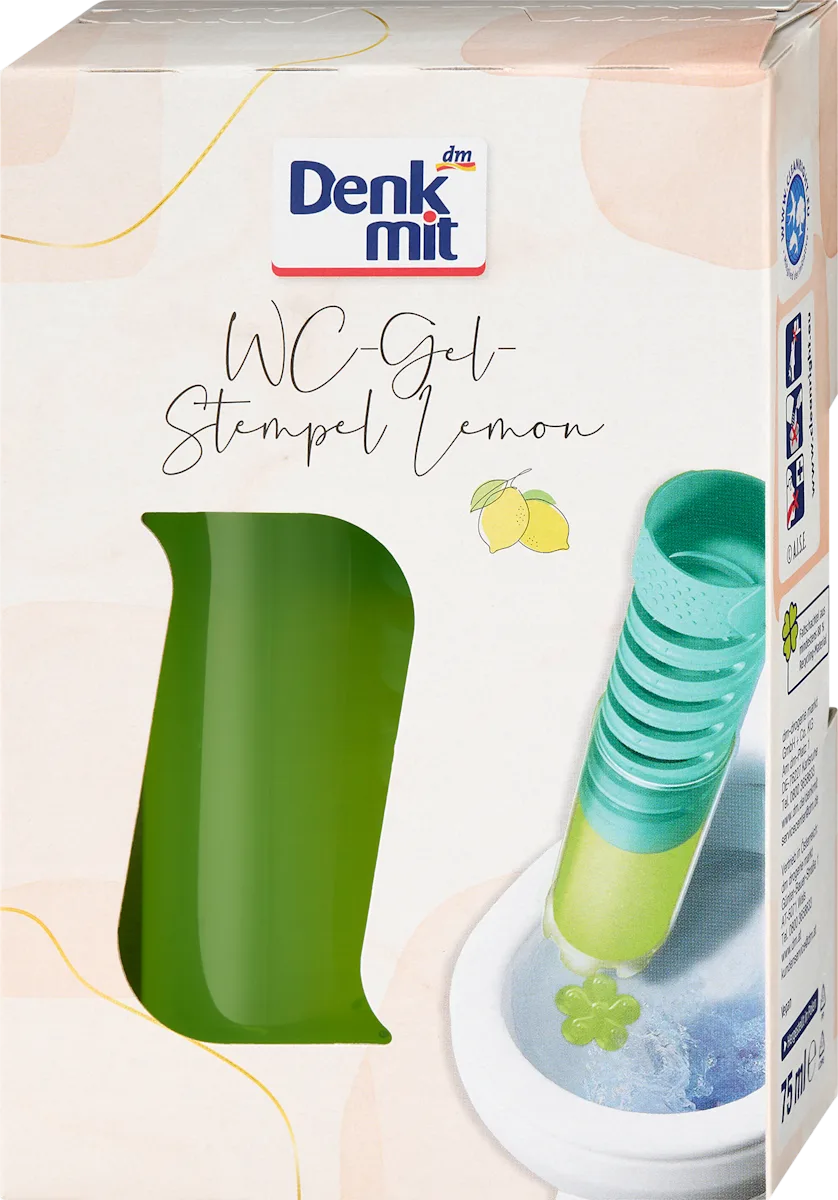 Gel pečat za WC - limun, 75 g