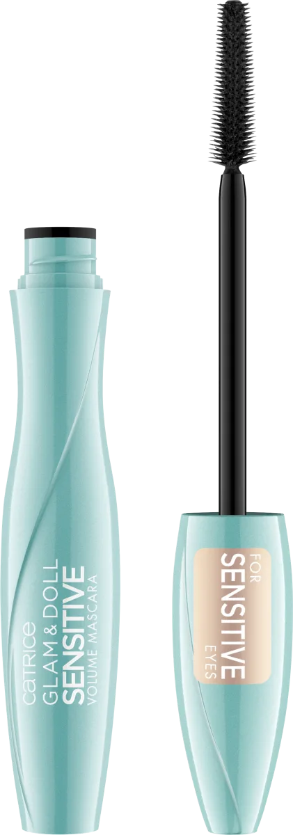 Glam & Doll Sensitive maskara – 010 Ultra Black, 9 ml