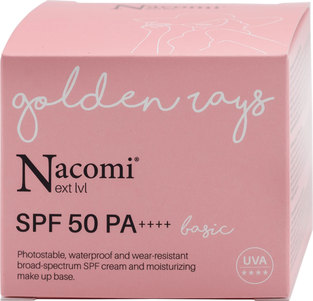 golden rays  hidratantna krema za lice SPF 50, 50 ml