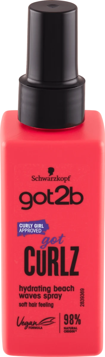 got CURLZ hydrating beach waves sprej za kosu, 150 ml
