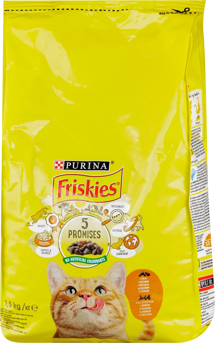 Granule za mačke, piletina, 1,5 kg