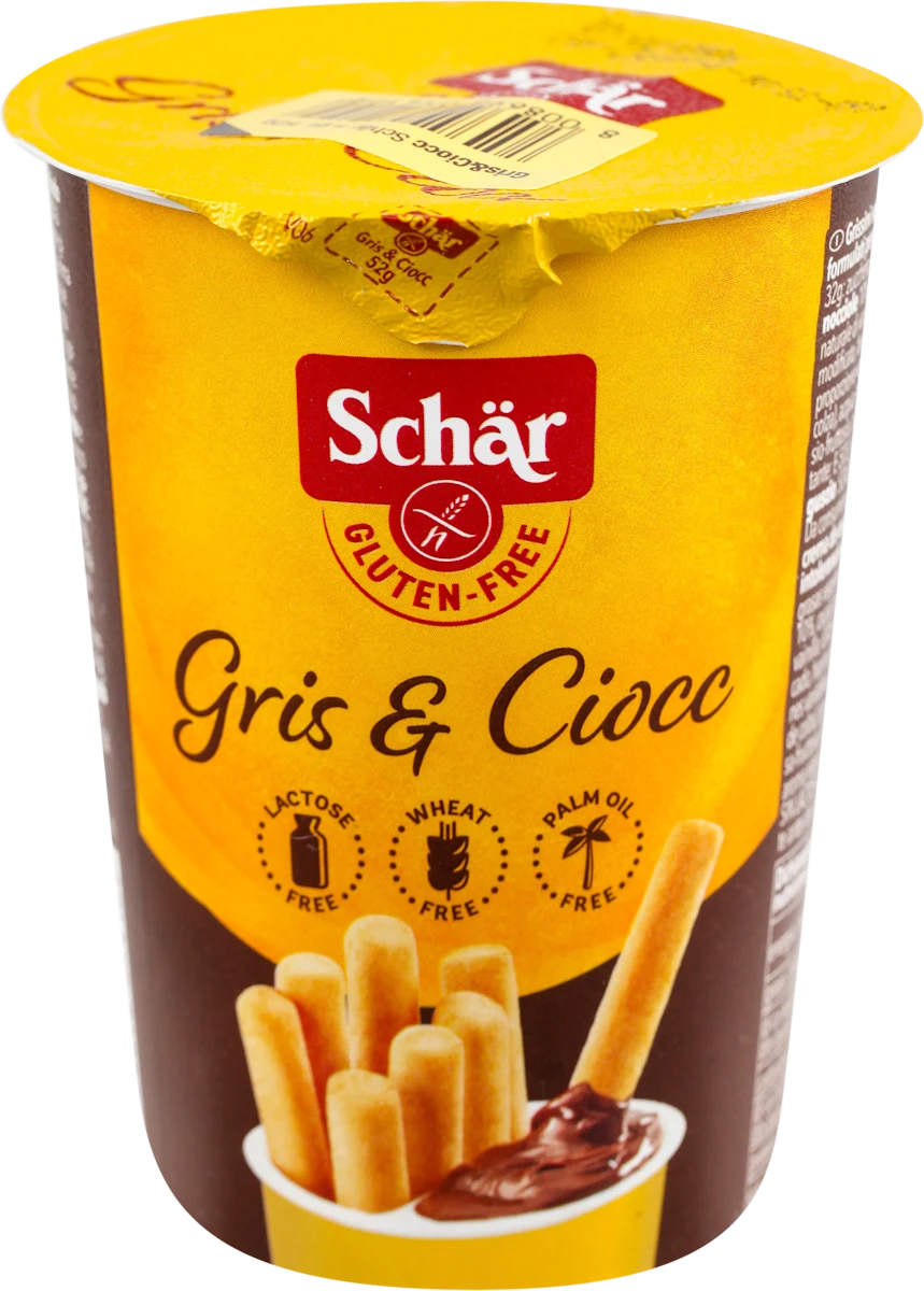 Gris &amp; Ciocc grisine sa kakao kremom, 52 g