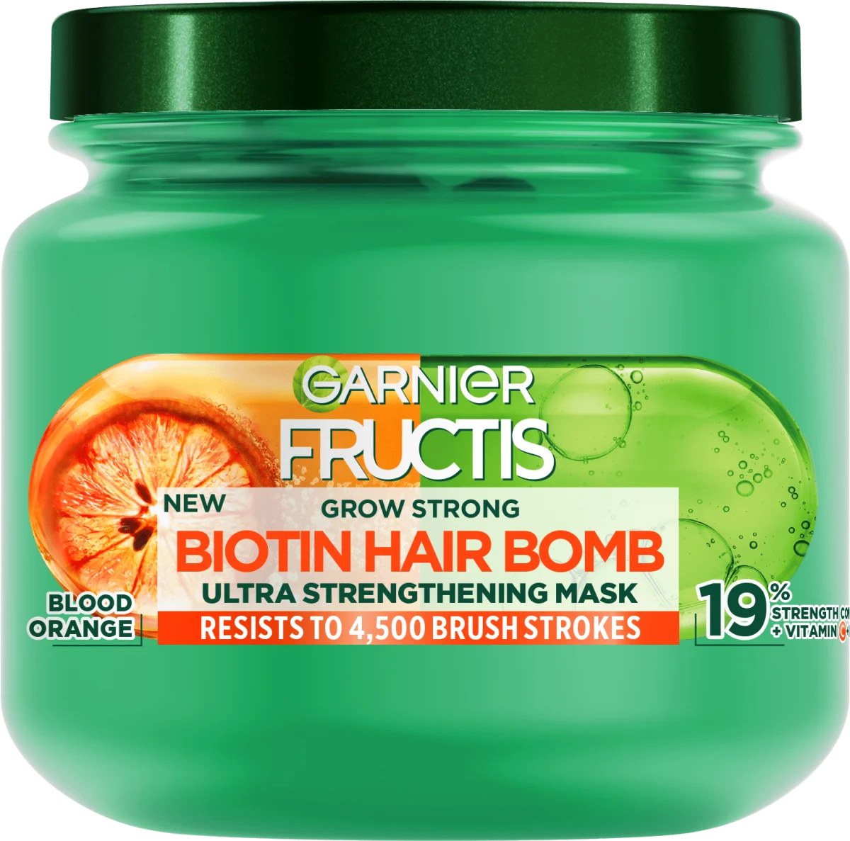 GROW STRONG BIOTIN HAIR BOMB maska za slabu kosu, 320 ml