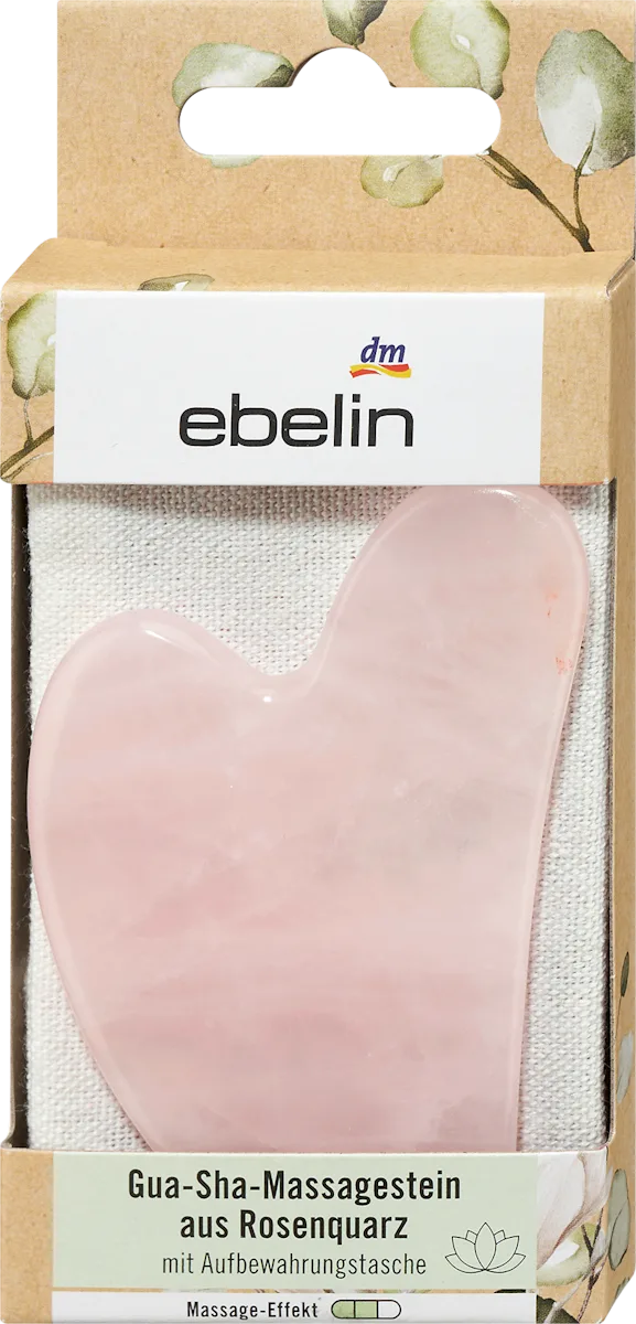 gua-sha kamen za lice od rozenkvarca, 1 kom