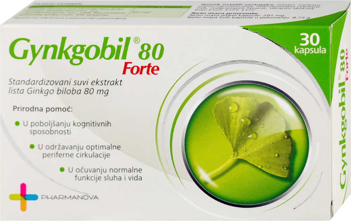 Gynkgobil®  80 Forte kapsule, 30 kom