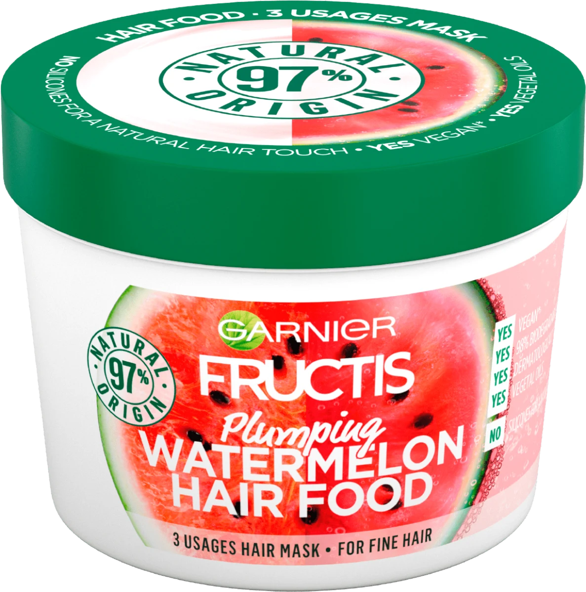 Hair Food Watermelon maska za suvu kosu, 390 ml