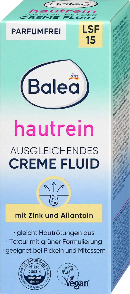 Hautrein fluid krema za lice, SPF 15, 50 ml