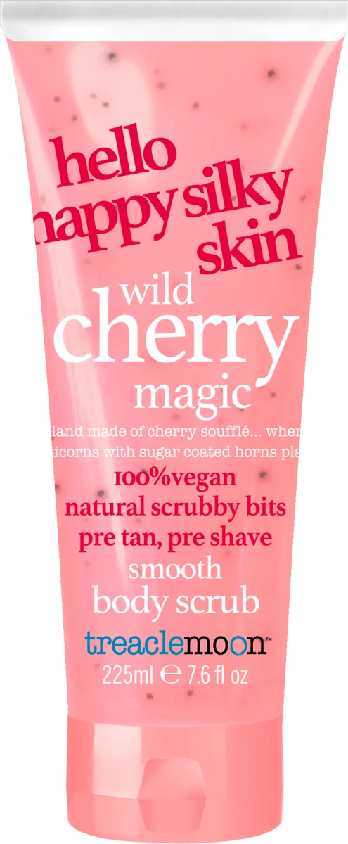 hello happy silky skin wild cherry magic - piling..., 225 ml