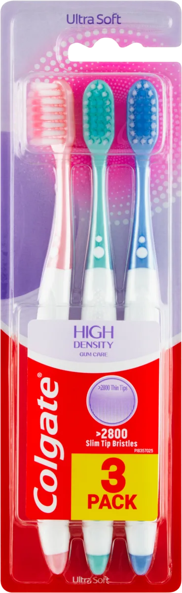 HIGH DENSITY četkice za zube, ULTRA SOFT, 3 kom