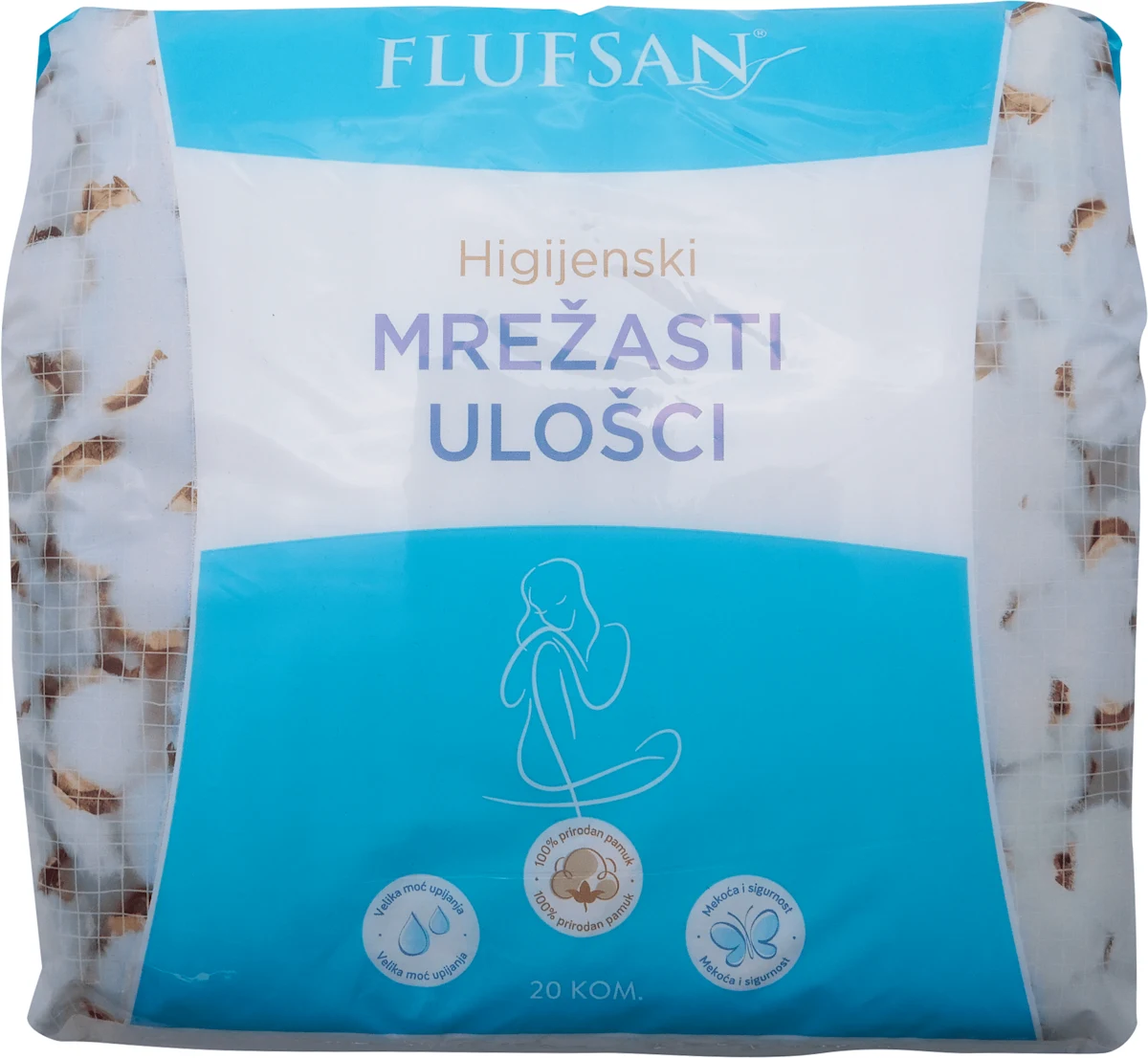 Higijenski mrežasti ulošci, 20 kom