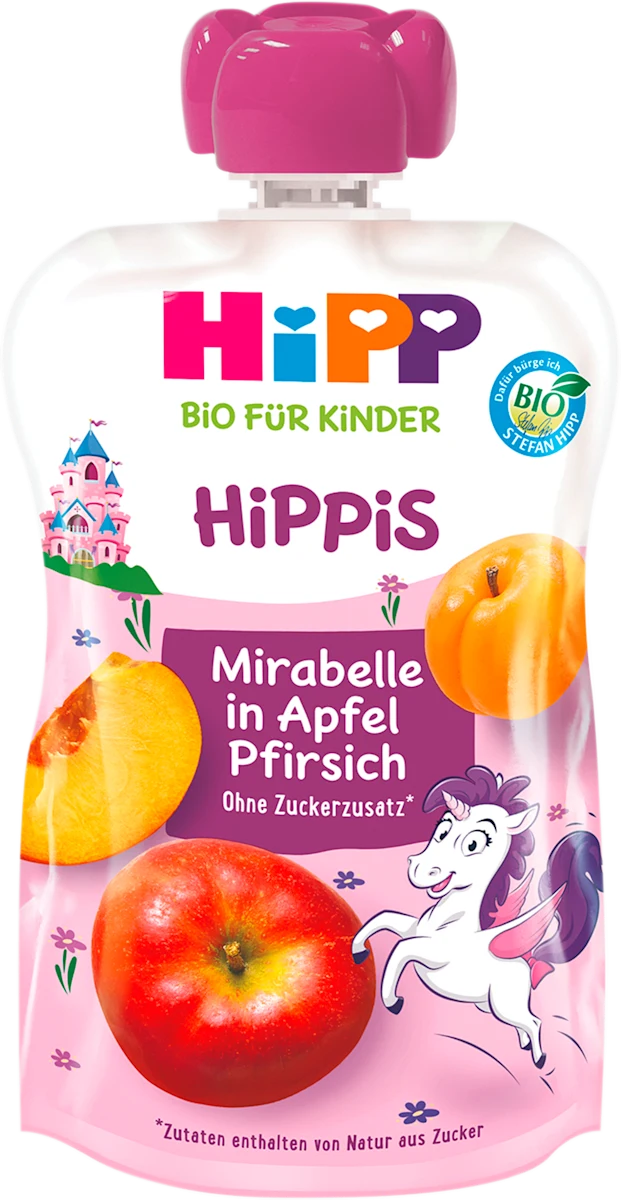 HiPPis voćna kašica - jabuka sa Mirabel šljivom i..., 100 g