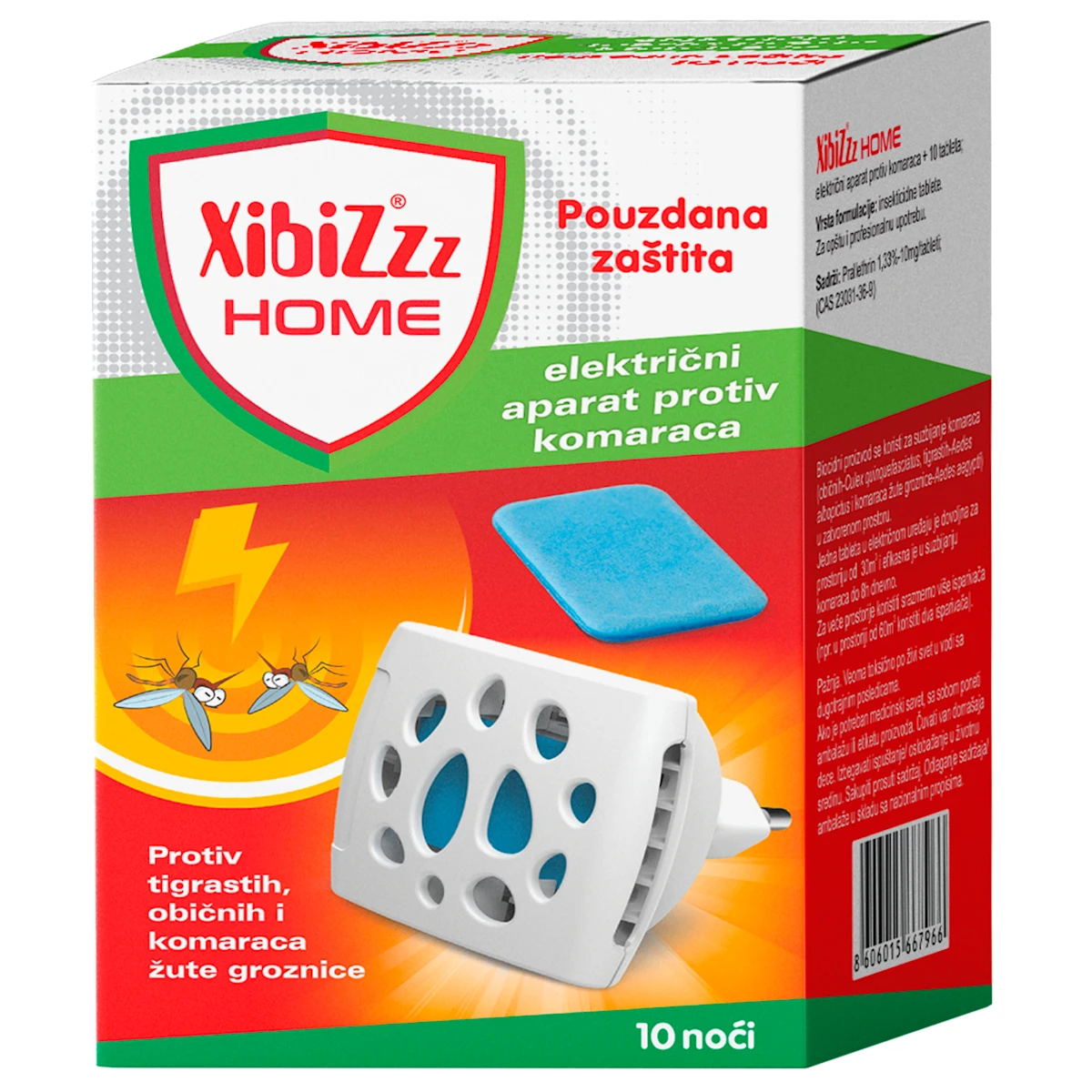 HOME Električni aparat protiv komaraca, 1 kom
