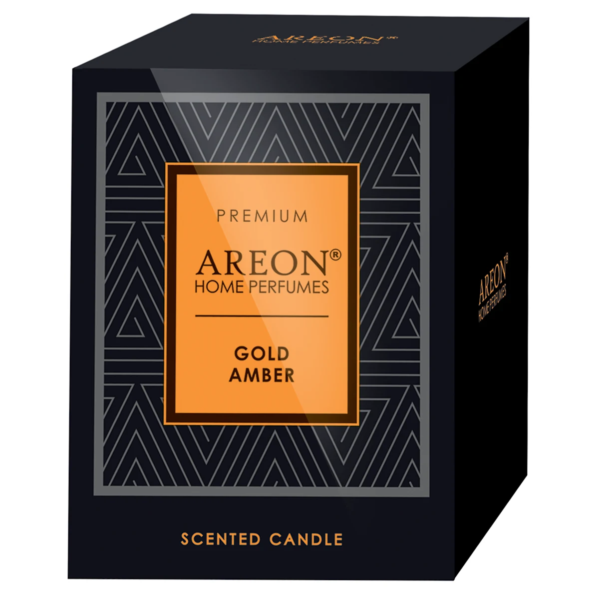 HOME PERFUMES PREMIUM GOLD AMBER mirišljava sveća, 1 kom
