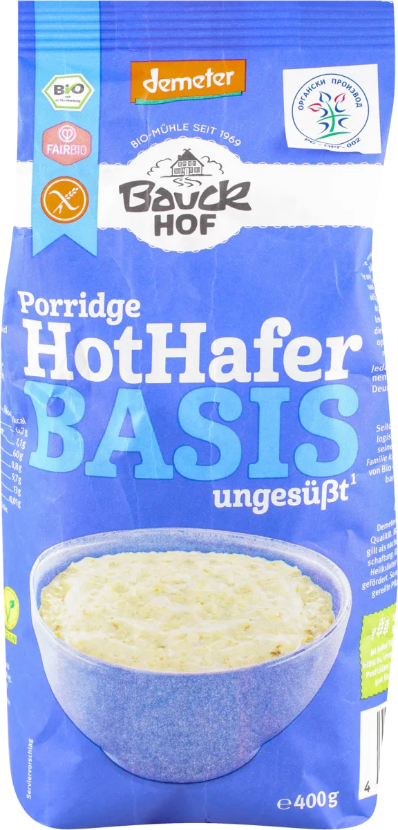 HotHafer BASIS - Ovsena kaša, 400 g