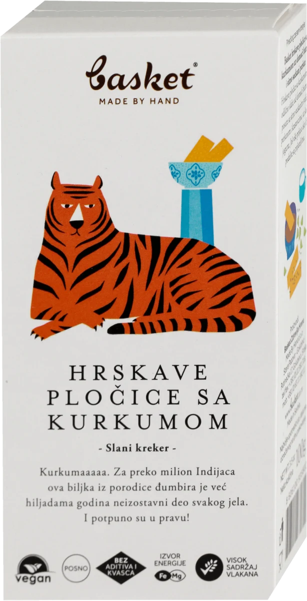 HRSKAVE PLOČICE SA KURKUMOM, 100 g