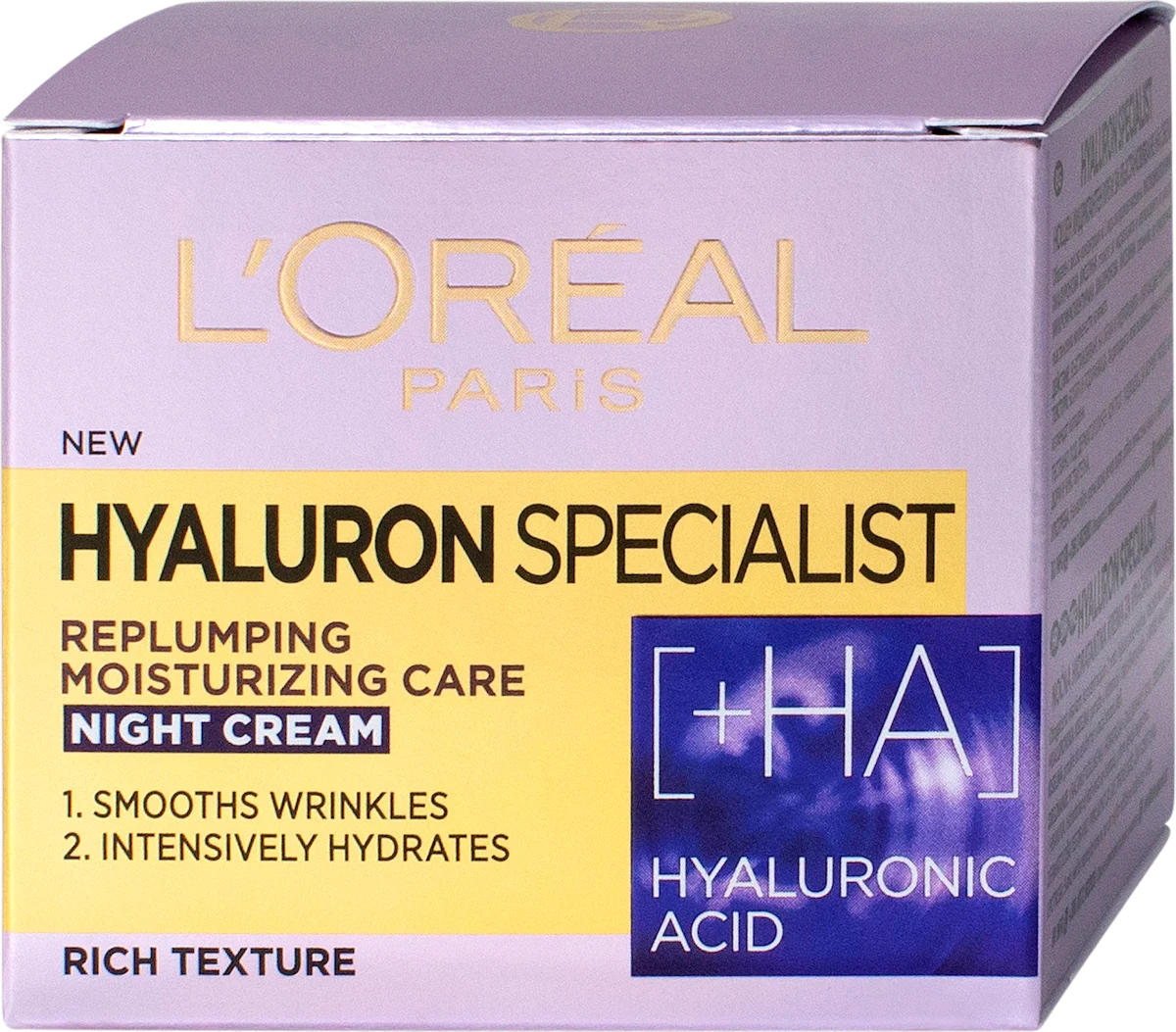 Hyaluron Specialist - noćna krema za lice, 50 mm