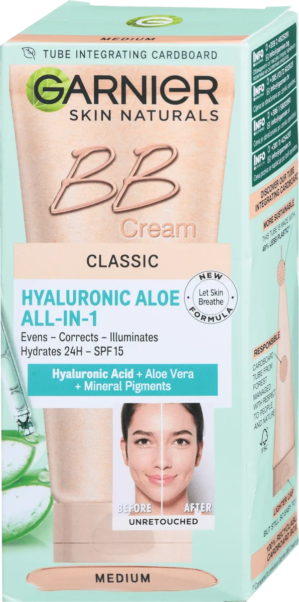 Hyaluronic Aloe All-In-1 Classic BB krema – medium, 50 ml